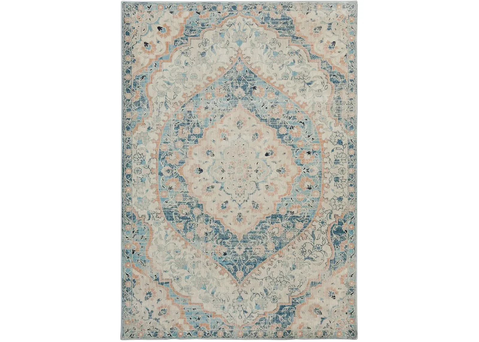 Xanadu 5'3" x 7'6" Blue Rug