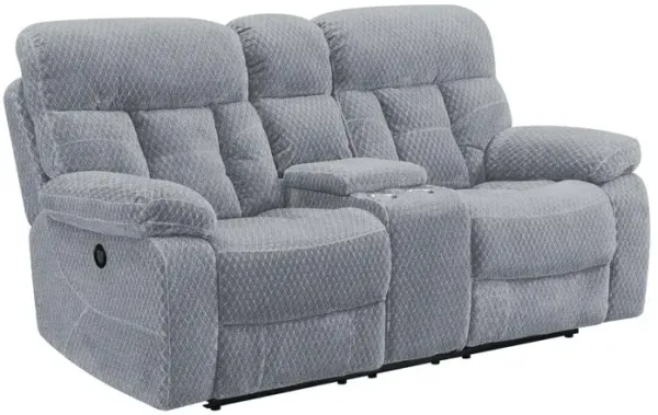 New Classic Furniture Bravo Console Loveseat W/ Pwr Fr-Stone