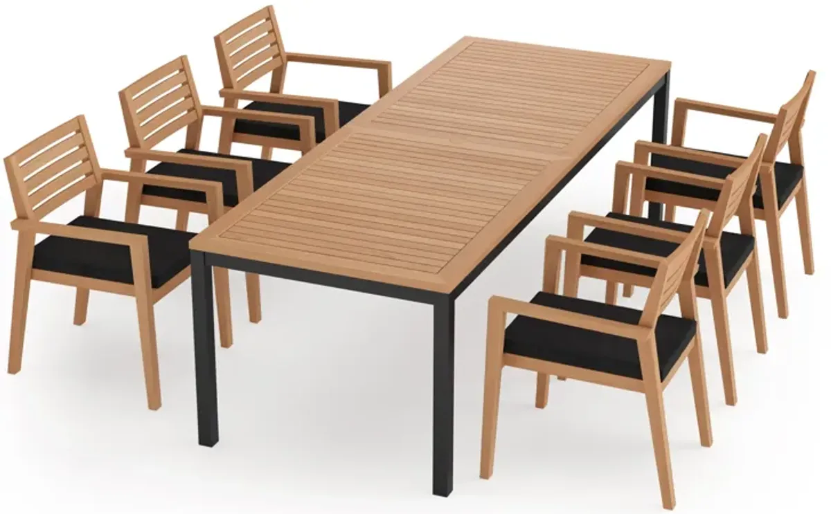 Rhodes 7 Piece Patio Dining Set with 96 in. Table