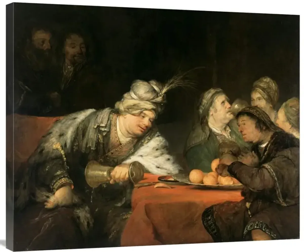 The Banquet of Ahasuerus-Canvas Art-36x29.88
