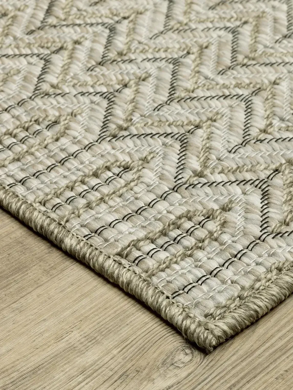 Tortuga 7'10" x 10' Beige Rug