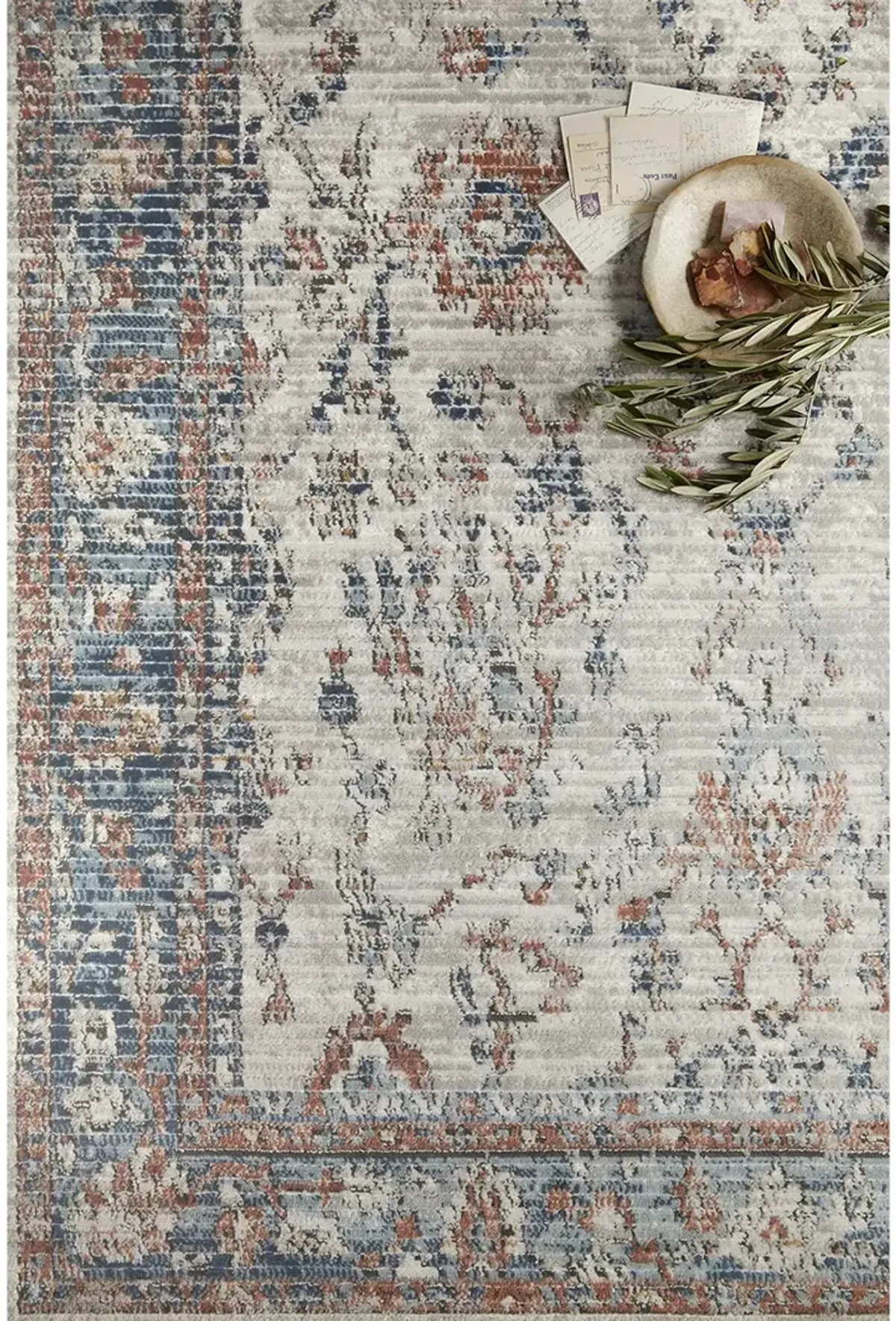 Bianca BIA05 Dove/Multi 5'3" x 7'6" Rug