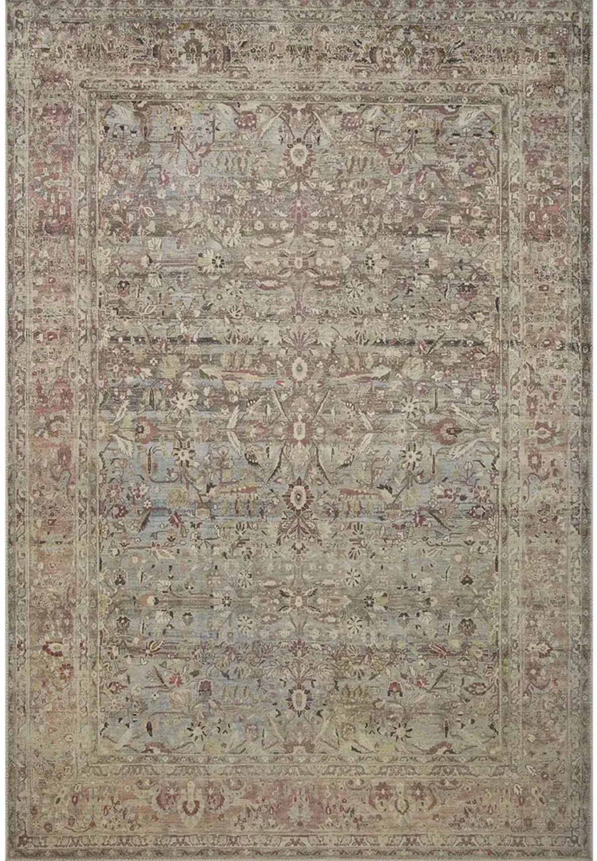 Adrian ADR06 Ocean/Clay 7'6" x 9'6" Rug