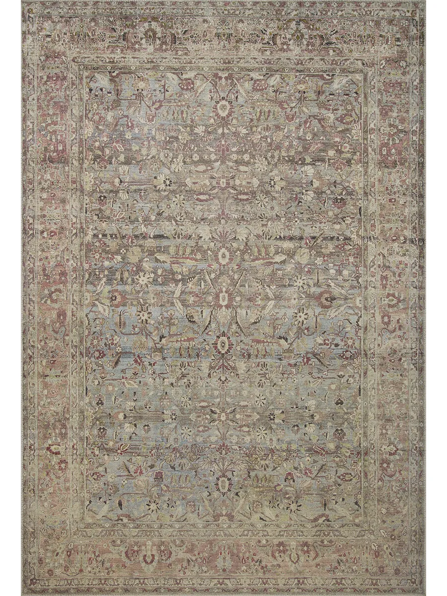 Adrian ADR06 Ocean/Clay 7'6" x 9'6" Rug