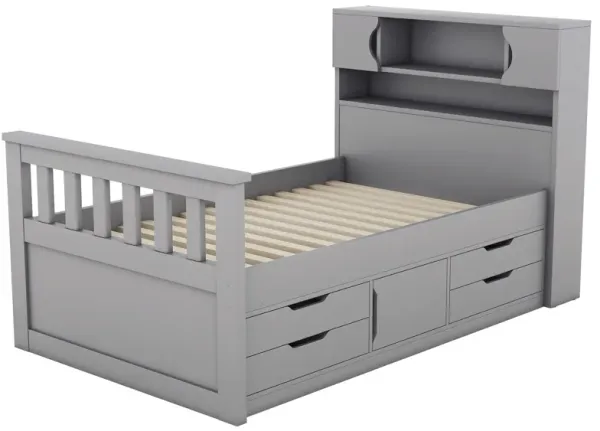 Merax Captain Platform Bed Frame with Storage
