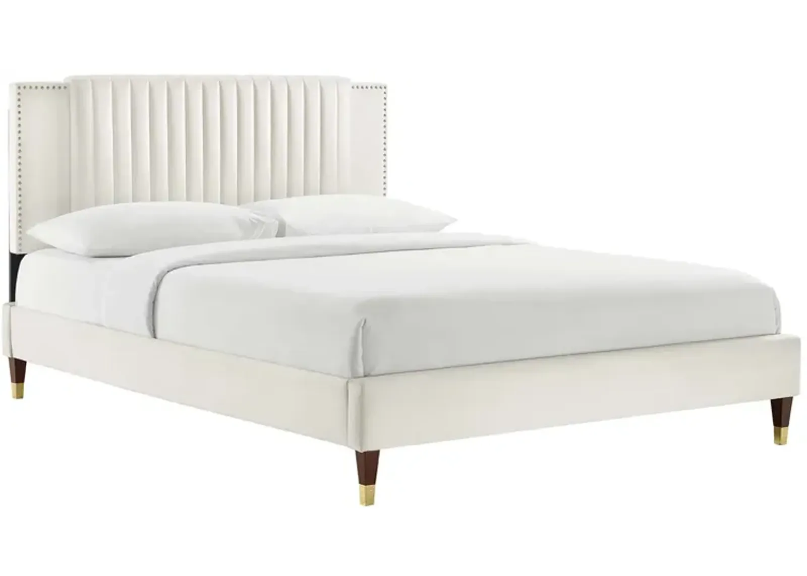 Modway - Zahra Channel Tufted Performance Velvet King Platform Bed