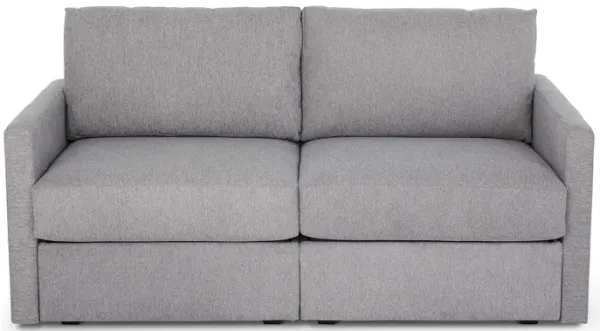 Flex Pebble Loveseat with Narrow Arm