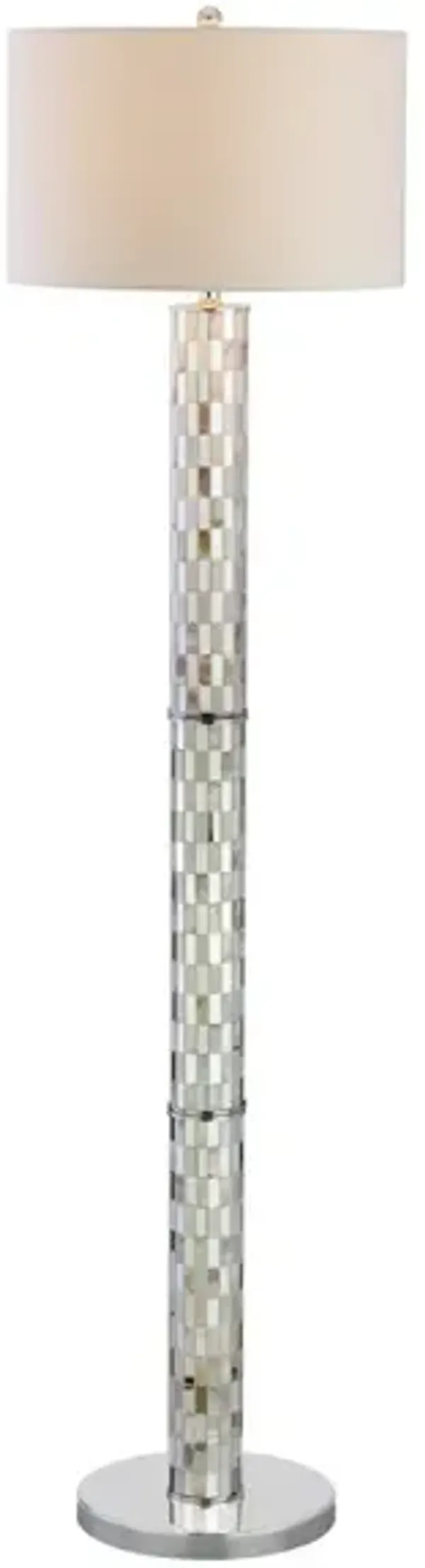 Liam Seashell Mosaic LED Floor Lamp