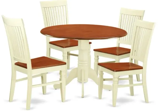 Dining Room Set Buttermilk & Cherry