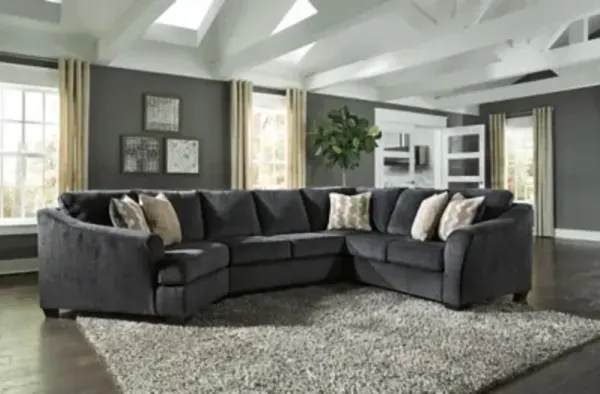 Eltmann 3-Piece Sectional with Cuddler