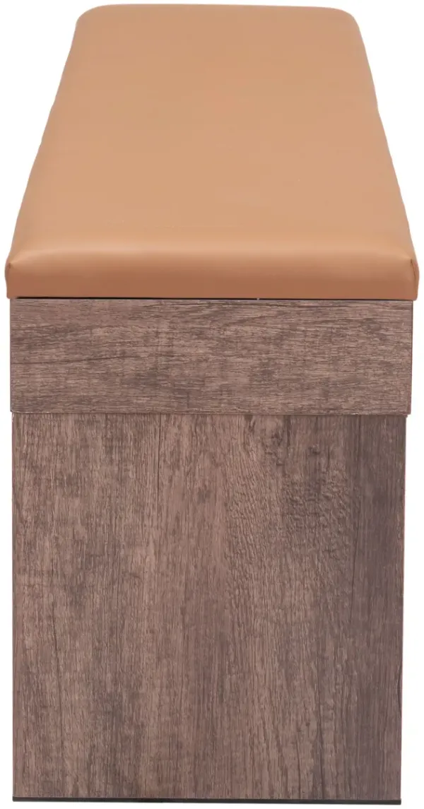 Bonker Storage Bench (Set of 2) Brown