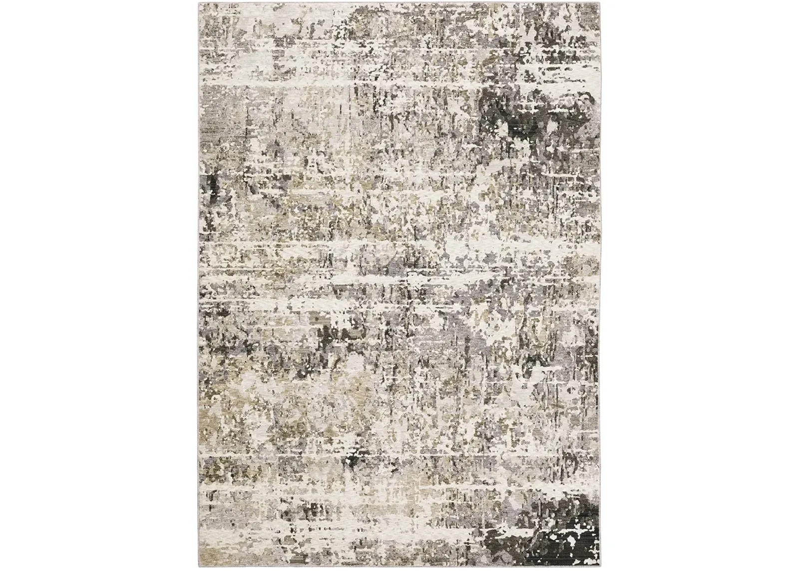 Nebulous 2'3" x 7'6" Grey Rug