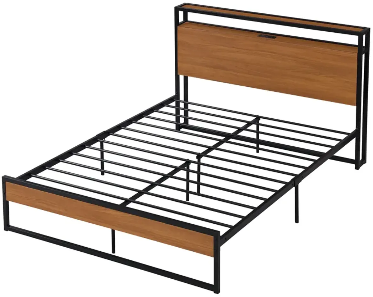 Merax Metal Platform Bed Frame