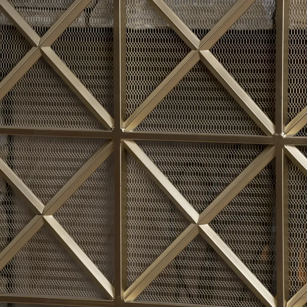 Streamdale Margaret 3-Panel X-Pattern Fireplace Screen for Safety and Style
