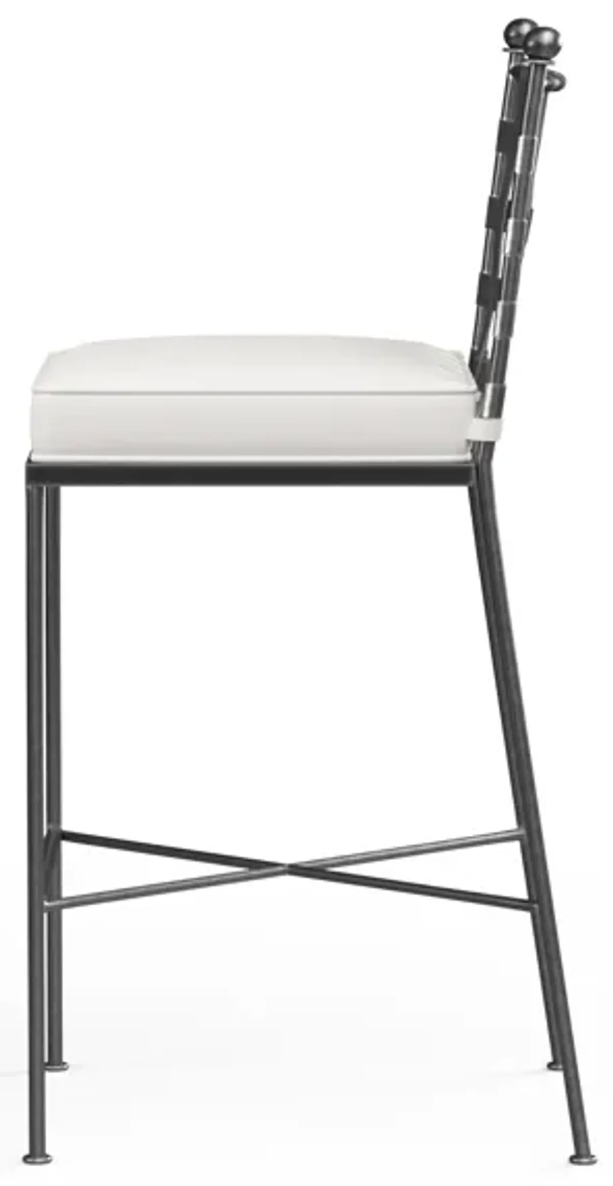 Provence Barstool in Canvas Flax w/ Self Welt