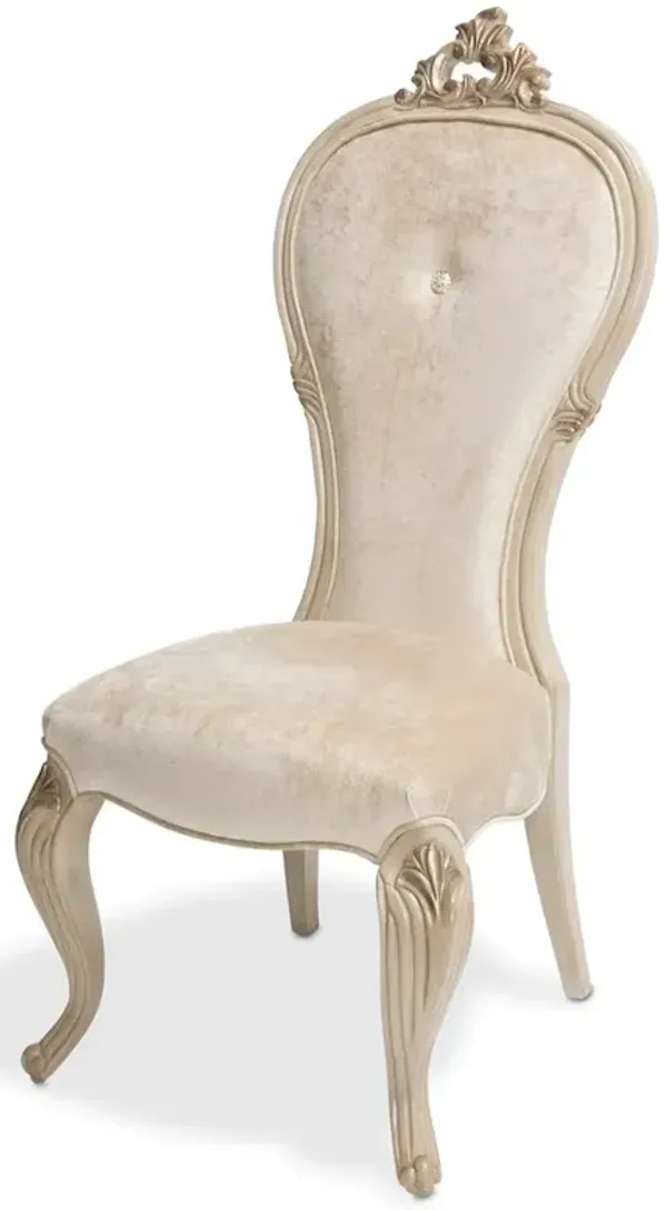 Michael Amini Platine de Royale Dining Side Chair - Champagne Set of 2
