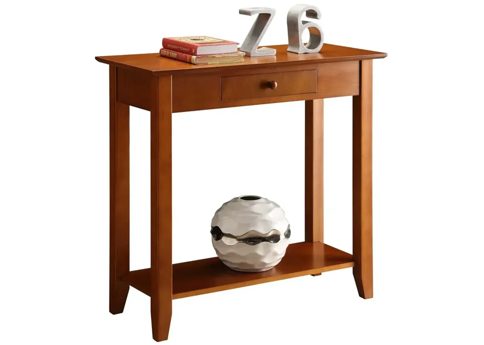 Convience Concept, Inc. American Heritage Hall Table with Drawer and Shelf