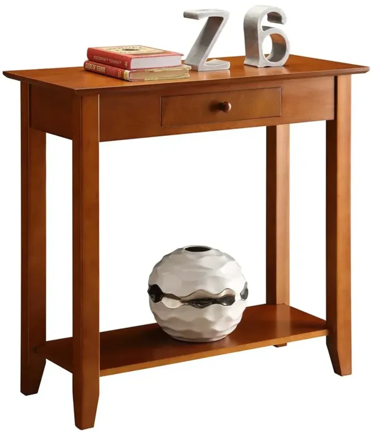 Convience Concept, Inc. American Heritage Hall Table with Drawer and Shelf