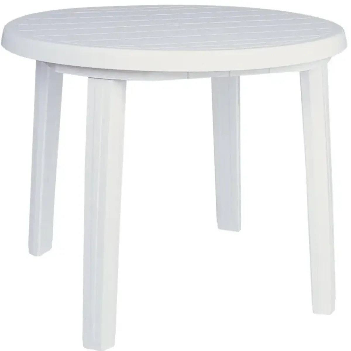 Belen Kox Round Dining Table, White, Belen Kox