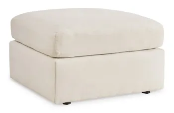 Modmax Oversized Accent Ottoman- White