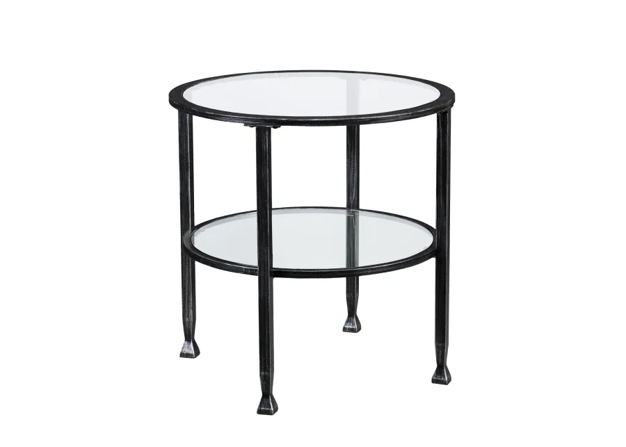 Bexley Metal/Glass  End Table