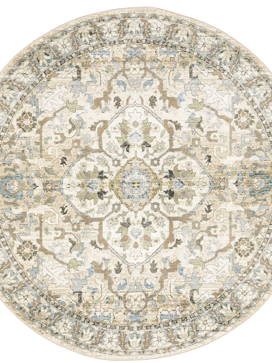 Andorra 3'3" x 5'2" Beige Rug