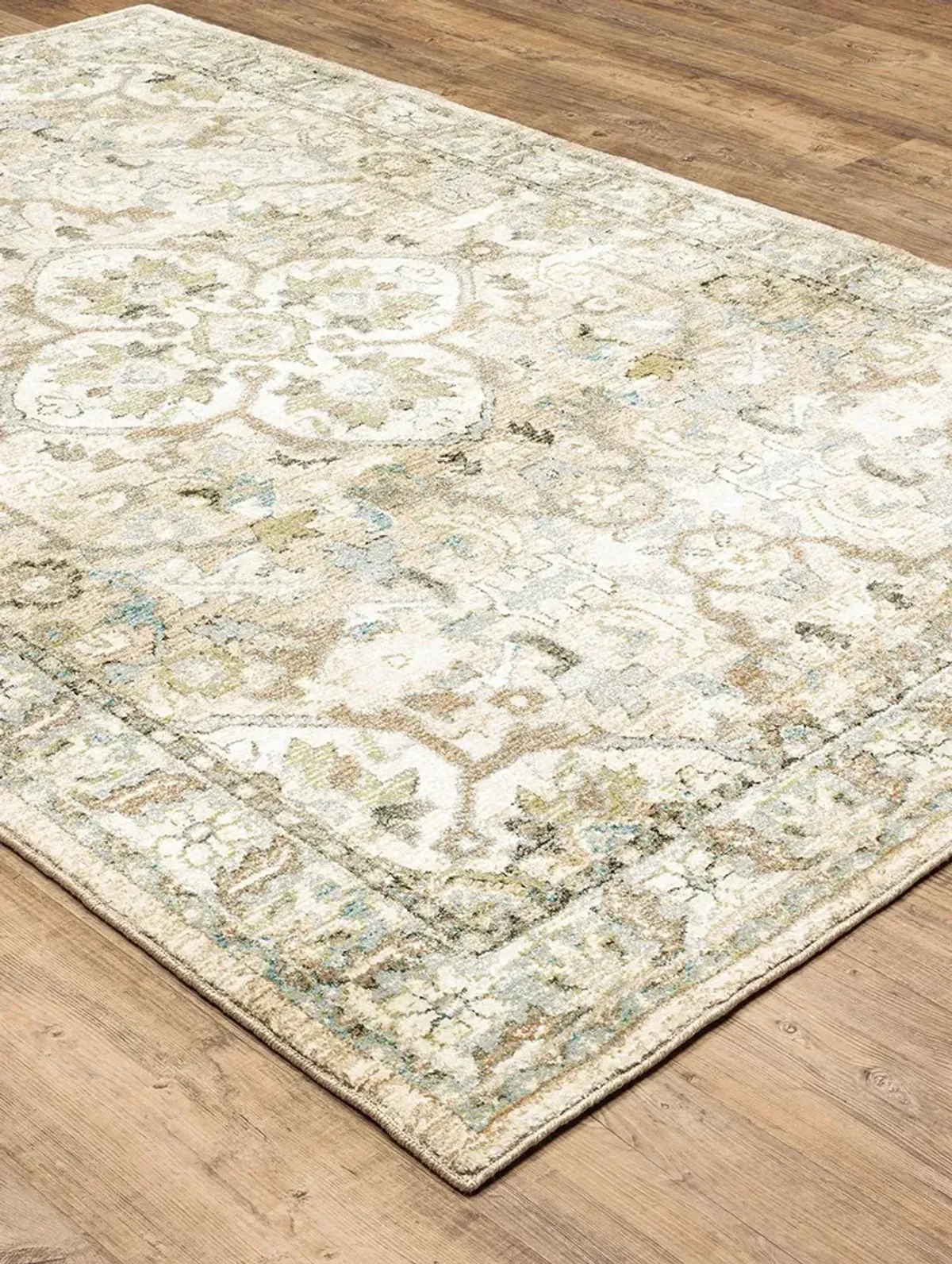 Andorra 3'3" x 5'2" Beige Rug