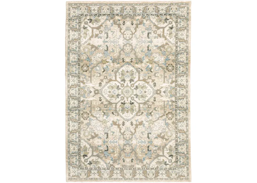 Andorra 3'3" x 5'2" Beige Rug