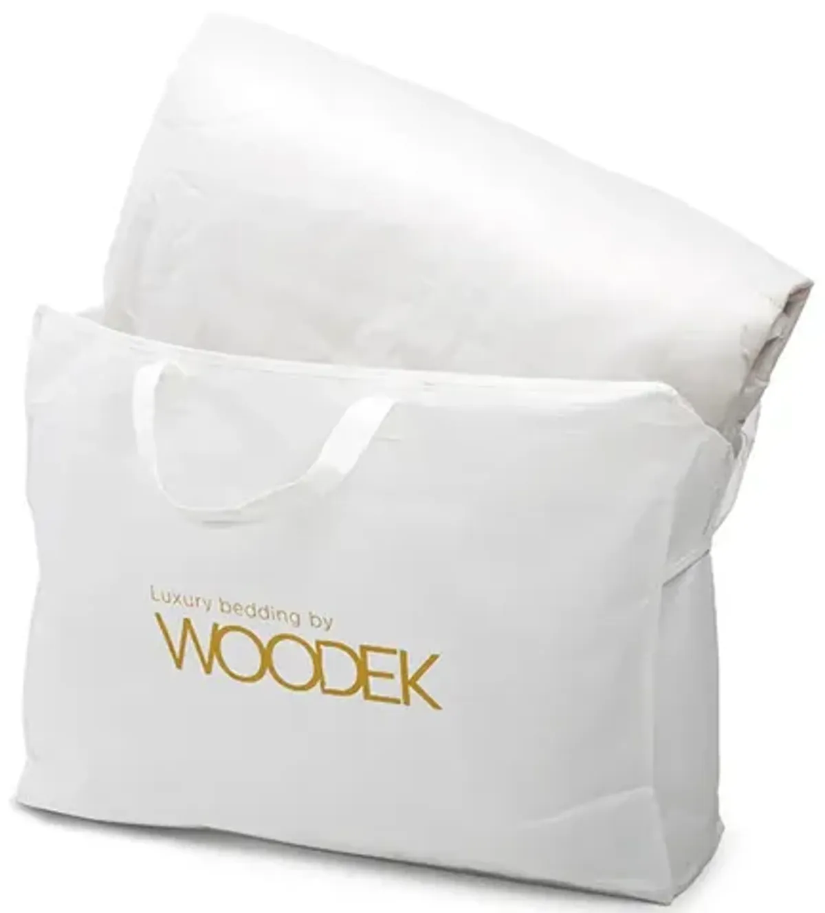 Woodek Luxury European Down and Feather UltraClean Lightweight Comforter, 100% Cotton, King size 90x96 Inches