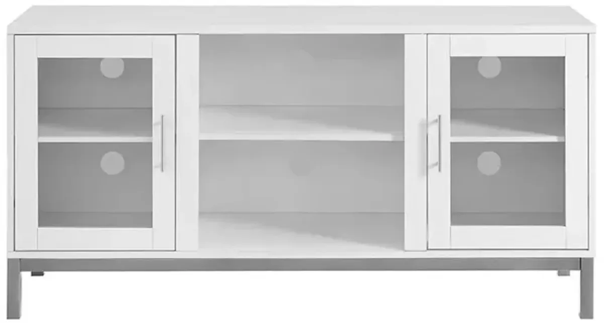 Belen Kox Avenue Wood TV Console - White Finish, Belen Kox