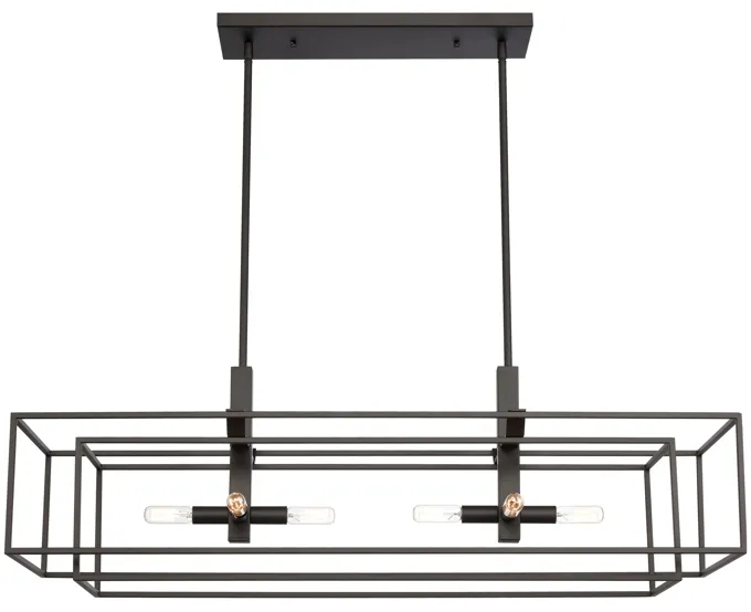 Kinsley 38'' Wide 8-Light Linear Chandelier