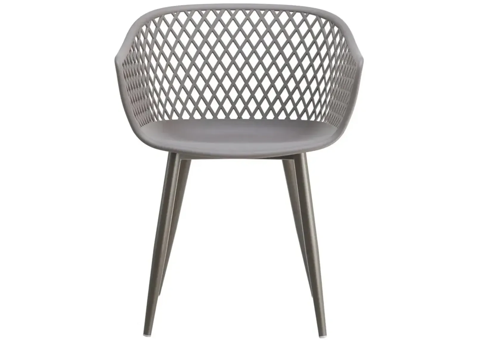 Moe's Home Collection Piazza Outdoor Chair Grey-Set Of Two