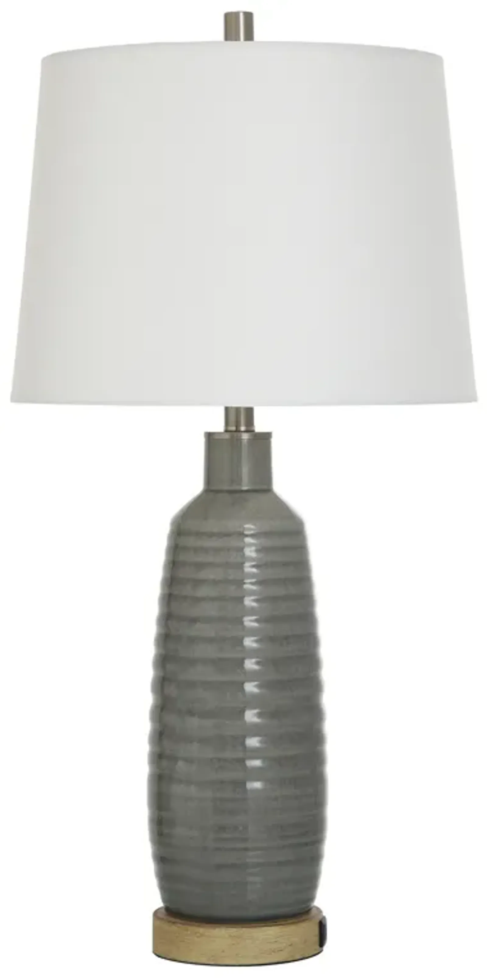 Gray Washed Lamp