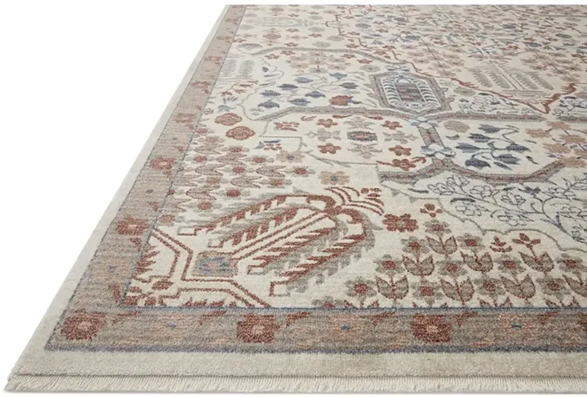 Holland HLD03 Rust 5'3" x 7'9" Rug by Rifle Paper Co.