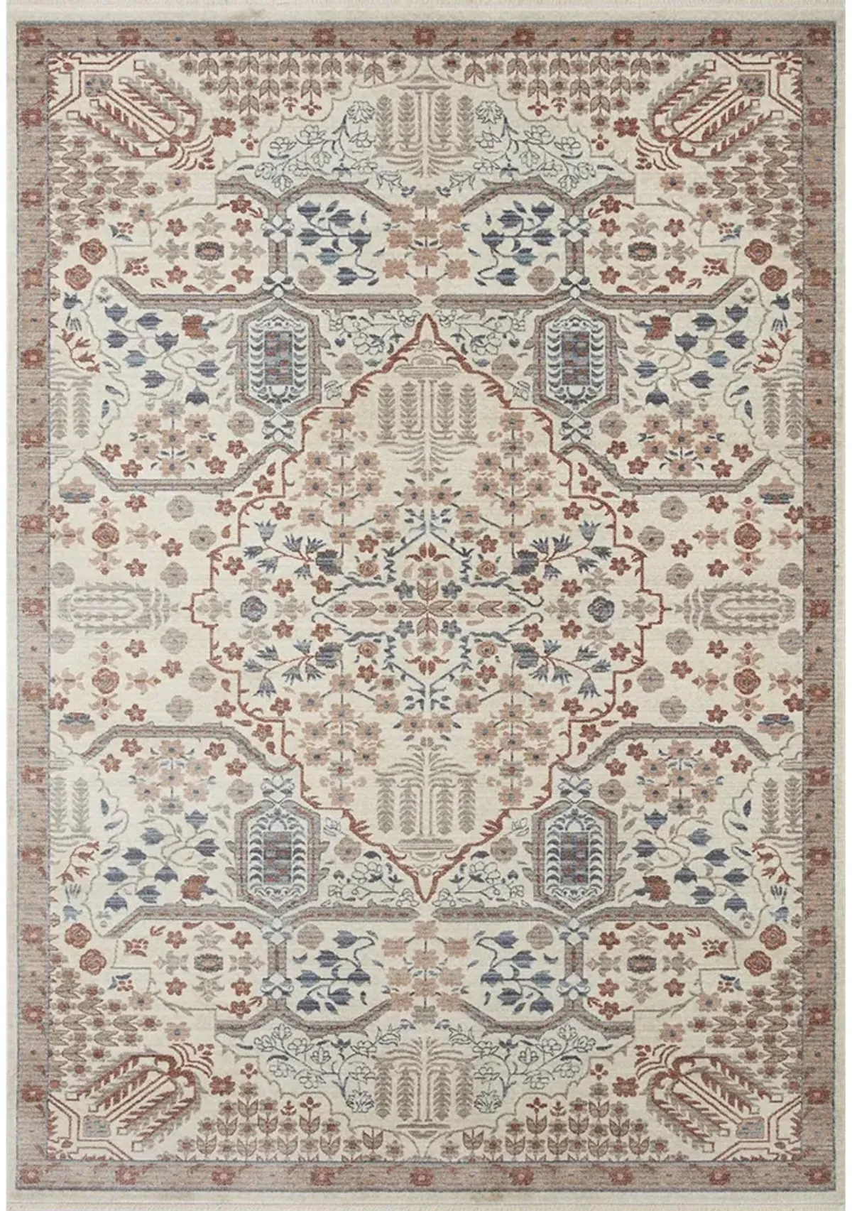 Holland HLD03 Rust 5'3" x 7'9" Rug by Rifle Paper Co.