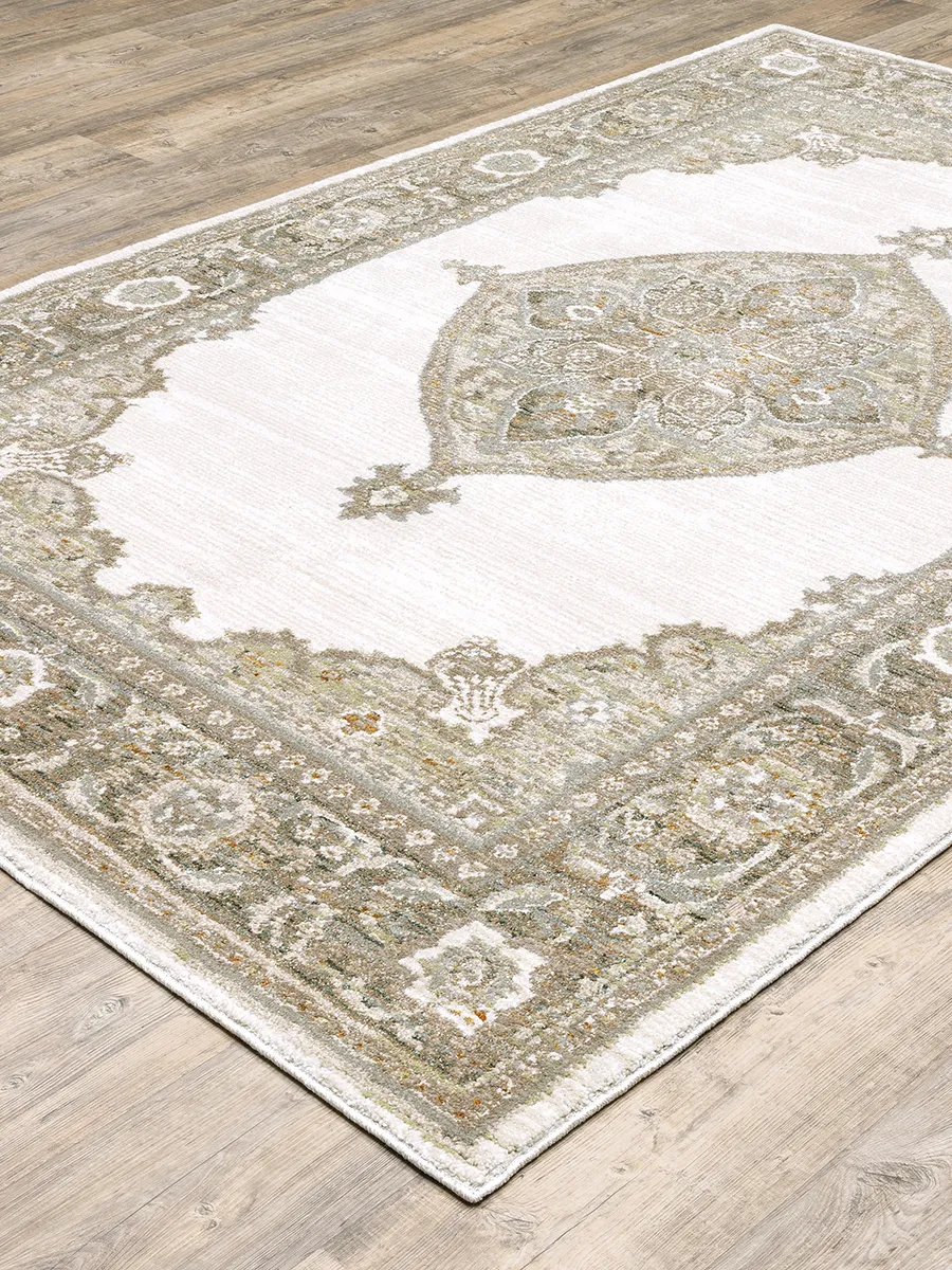 Andorra 6'7" x 9'6" Beige Rug