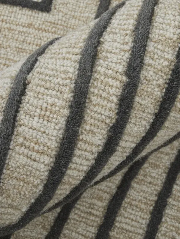 Gansett T8011 Beige/Brown 5' x 8' Rug By Thom Filcia