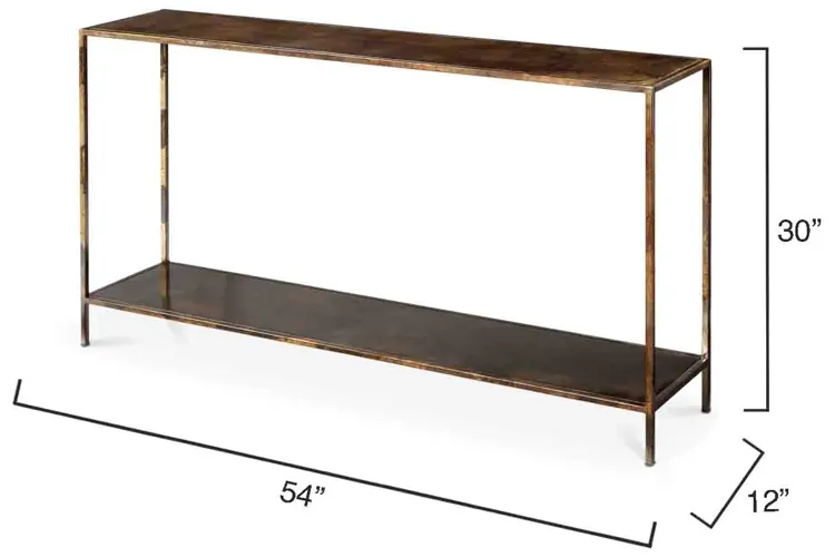 Royal Metal Console Table