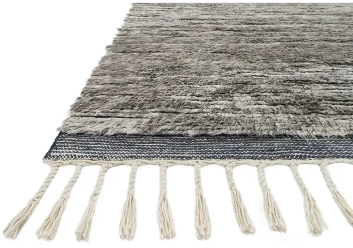 Khalid KF04 Pewter/Ink 7'9" x 9'9" Rug