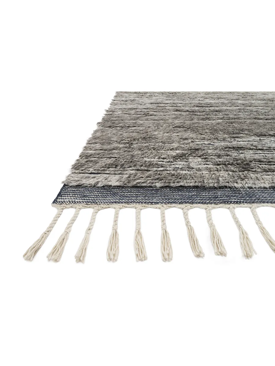 Khalid KF04 Pewter/Ink 7'9" x 9'9" Rug