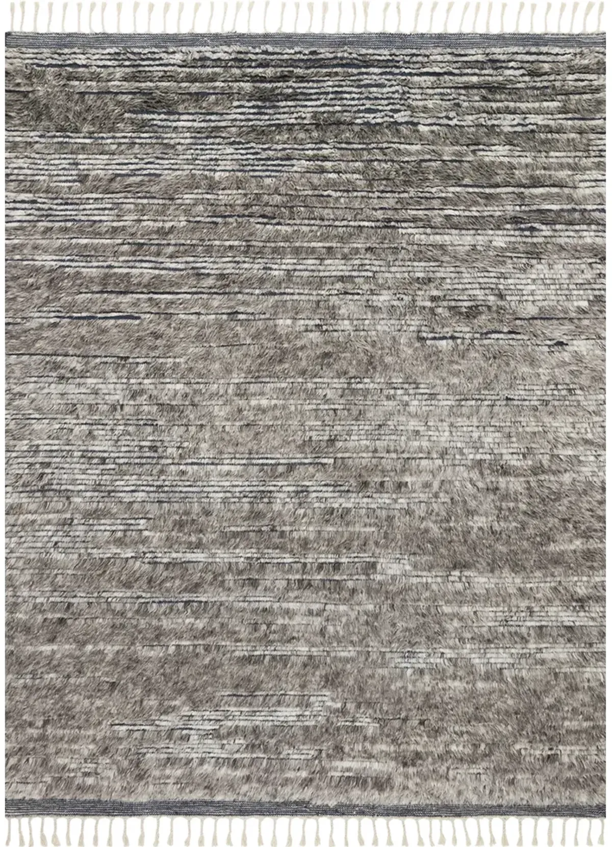 Khalid KF04 Pewter/Ink 7'9" x 9'9" Rug