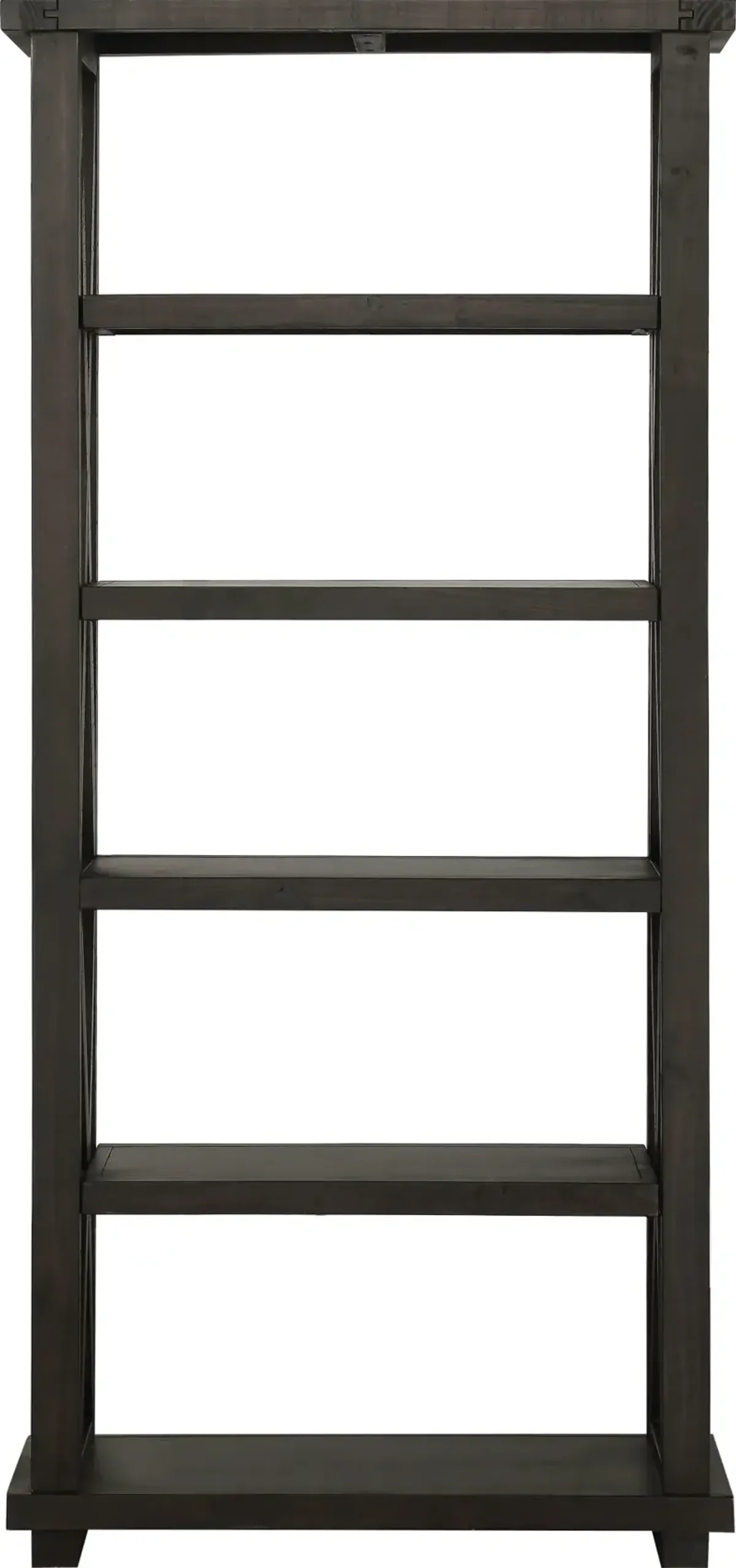 Yosemite Solid Wood 82x39 inch Bookshelf in Cafe