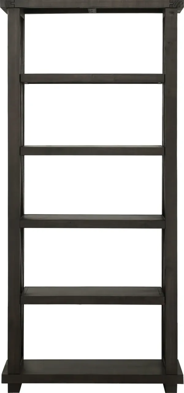 Yosemite Solid Wood 82x39 inch Bookshelf in Cafe