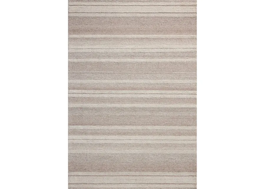 Rae Clay/Ivory 2'6" x 9'9" Runner Rug by Magnolia Home by Joanna Gaines x Loloi