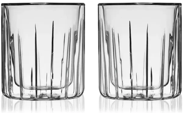 Double-Walled Rocks Glasses Set of 2