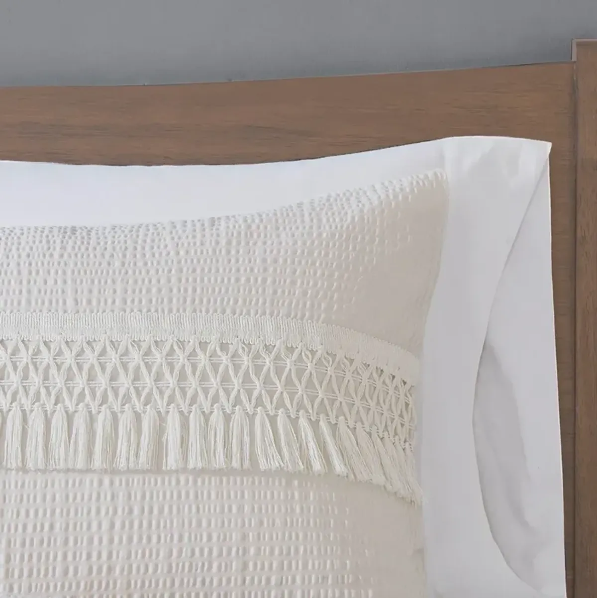 Gracie Mills Patrice Classic Comfort: 3-Piece Cotton Seersucker Comforter Ensemble