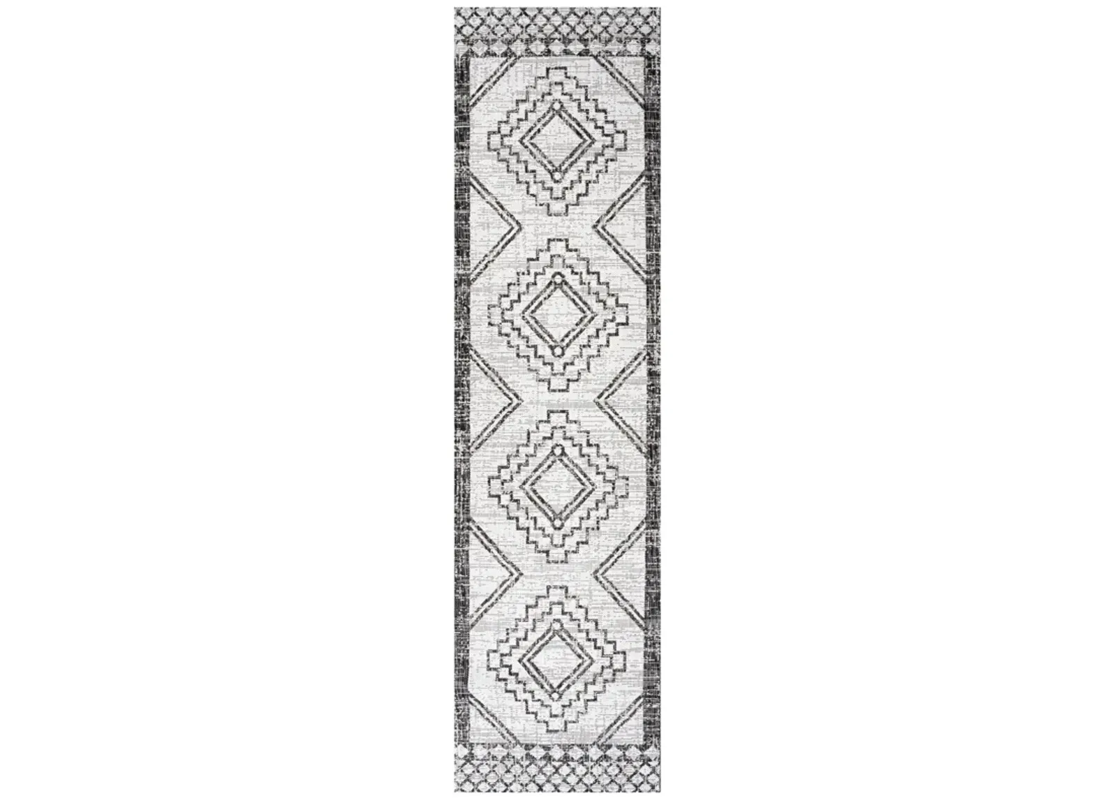 Marokko Diamond Tribal Medallion Indoor/Outdoor Area Rug