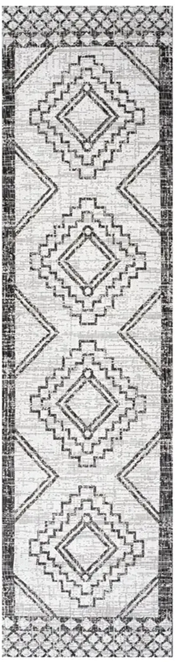 Marokko Diamond Tribal Medallion Indoor/Outdoor Area Rug