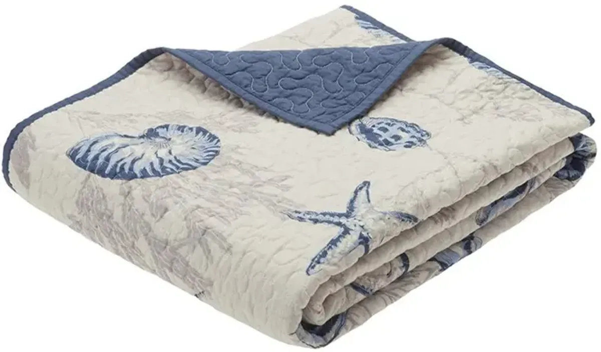 Belen Kox Coastal Breeze Oversized Quilted Throw, Belen Kox