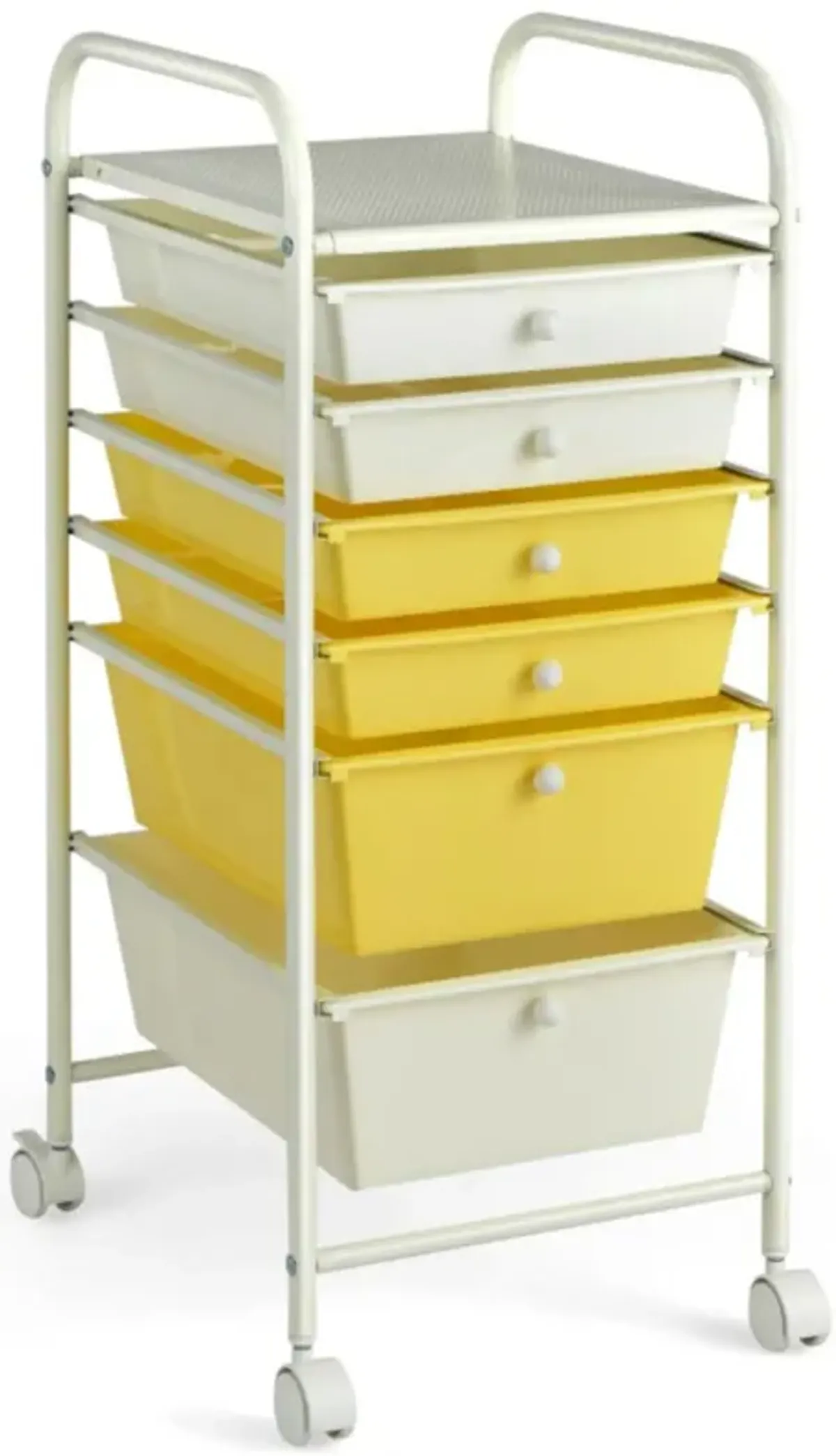 Hivvago 6 Drawers Rolling Storage Cart Organizer